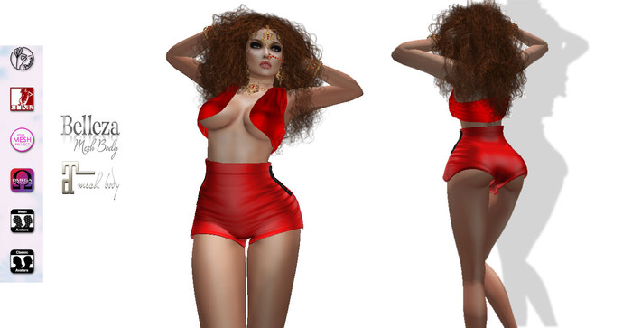 FIRU_FITMESH_SHORTS AND WEST_RED
