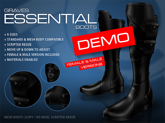 GRAVES Essential Boots - DEMO