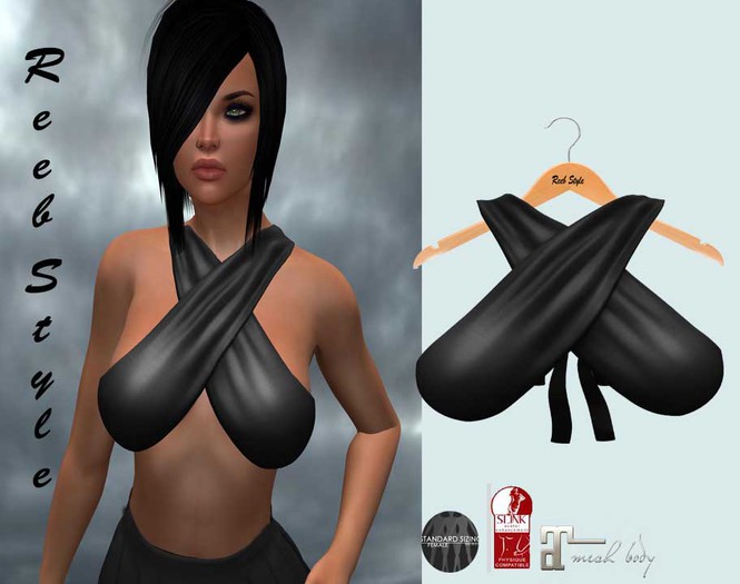 341-Reeb Style Deniz Black -Gold Top