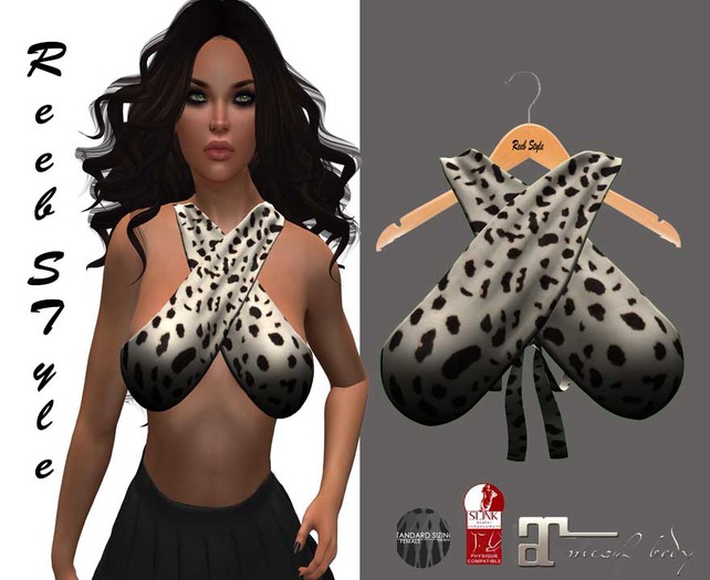 345-Reeb STyle Deniz LEopar Black