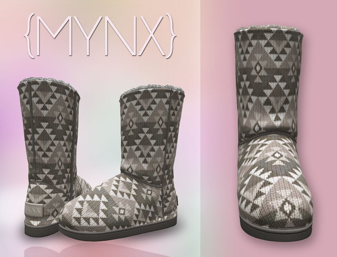 {MYNX} Booties - Aztec Beige