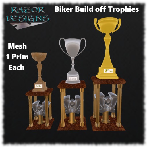 RD  Biker build off Trophy set