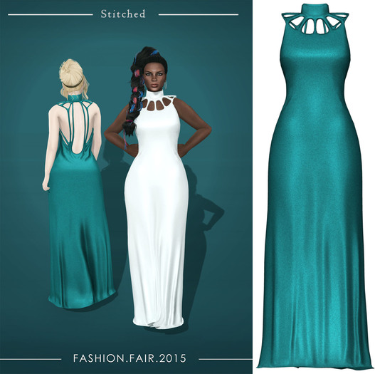 Backless Myr - Turquoise