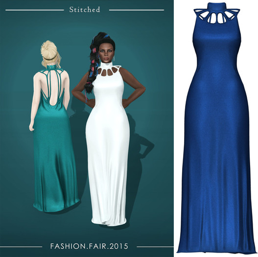 Backless Myr - Royal Blue