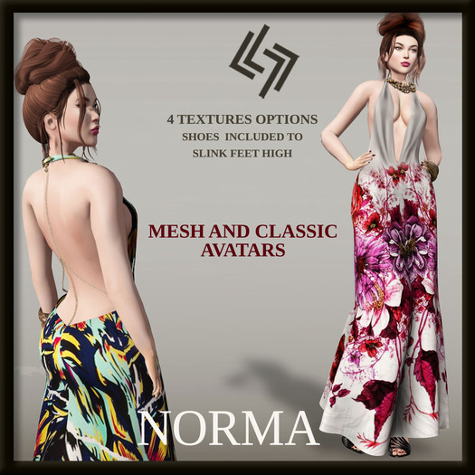 LEGENDAIRE NORMA MAXI DRESS