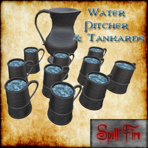 UD Spell Fire OMEGA Water Tankards with Pitcher **REVAMPED 2016**