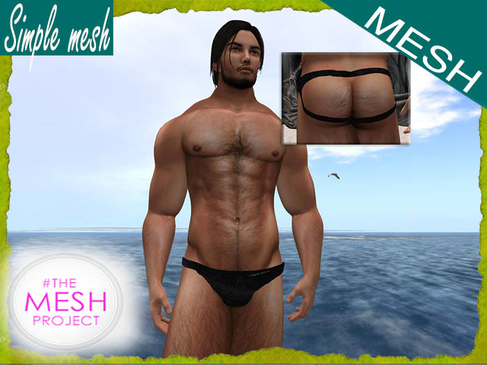 SM Black Jockstrap TMP