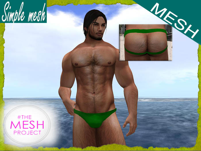 SM Green Jockstrap TMP