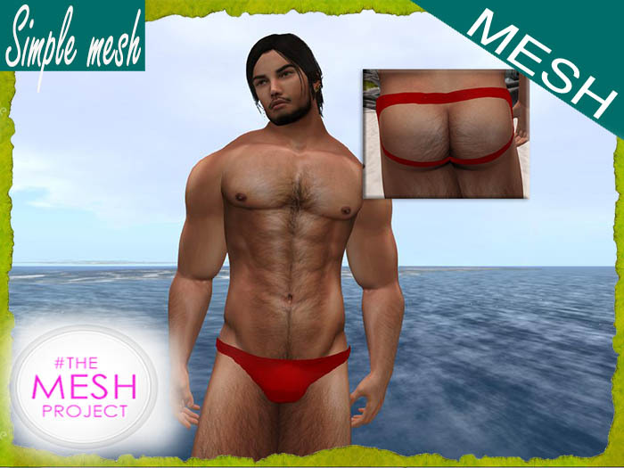 SM Red Jockstrap TMP