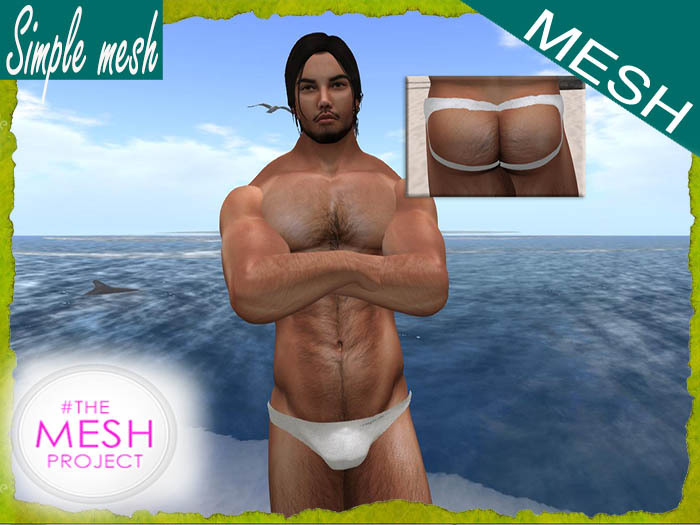 SM White Jockstrap TMP