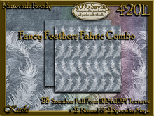 Fancy Feathers Fabric Combo Seamless Textures Materials Ready Full Perms 1024x1024