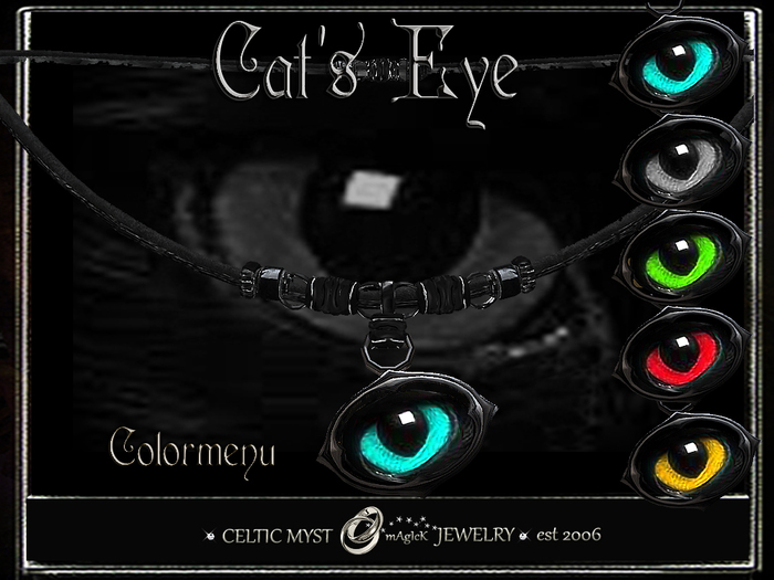 Second Life Marketplace 彡Cats Eye Necklace Female Edition