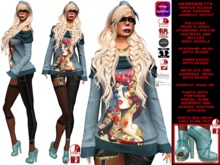 **HENRIQUETA JADE VERSION WINTER ROCKER STYLE COMPLET OUTFIT **