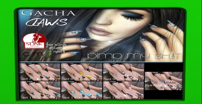 PMS - Gacha Claws - Set #10 - HUD (attach me)