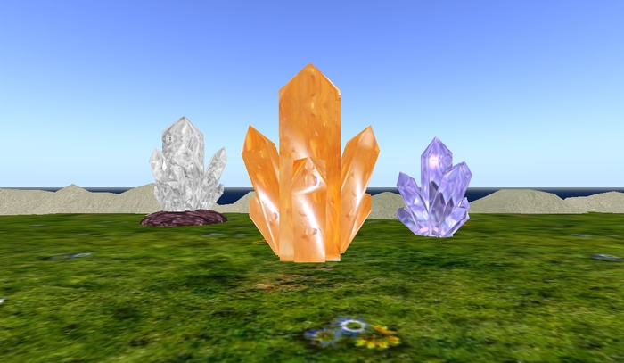 sculpted crystal orange