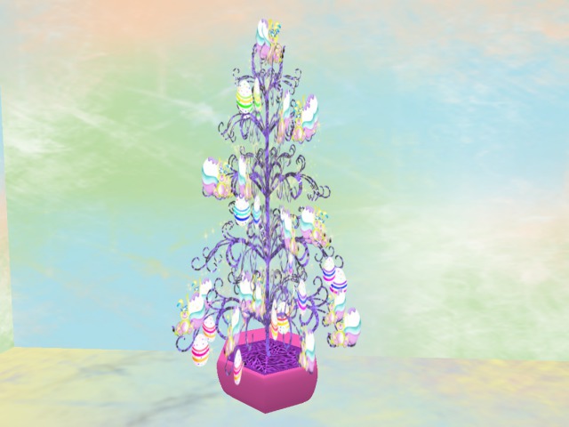 Blinking Easter Egg Tree, Bunny
