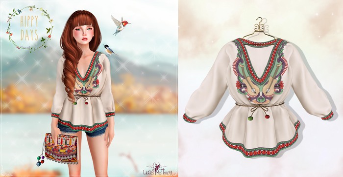Luas Hippy Days Blouse DEMOS