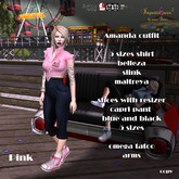 Amanda outfit pink