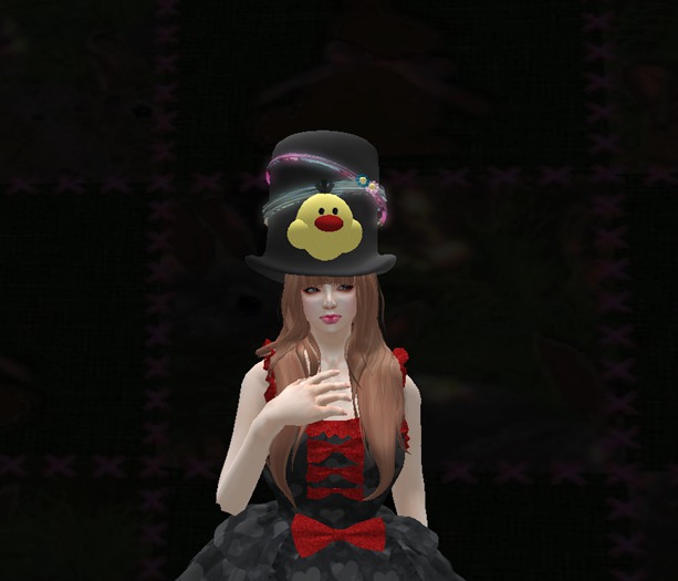 *Sweet CAT* Classic Top Hat *Easter Chick touch resize