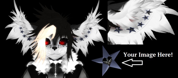 ! ToH ! Scene Pup Heart Star Piercings