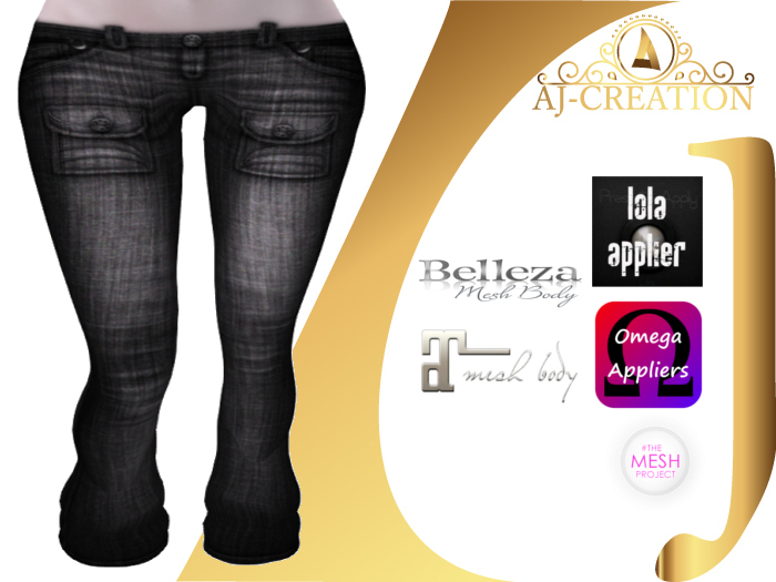 AJ - black tank top with lola aplier