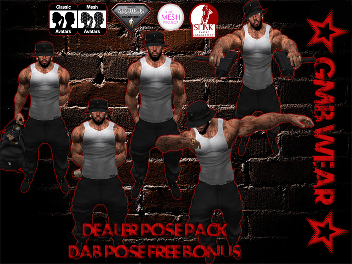 [GMB] DEALER POSE PACK (DAB POSE FREE)