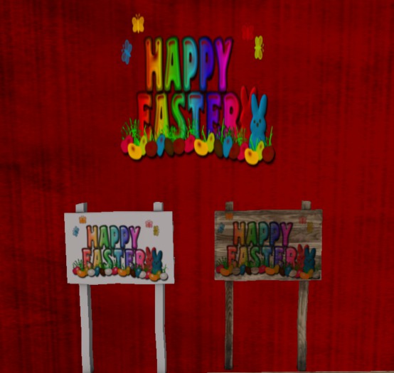 *Happy Easter sign*