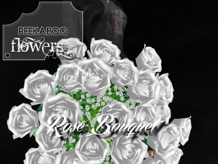 p-a-b celebration rose bouquet white