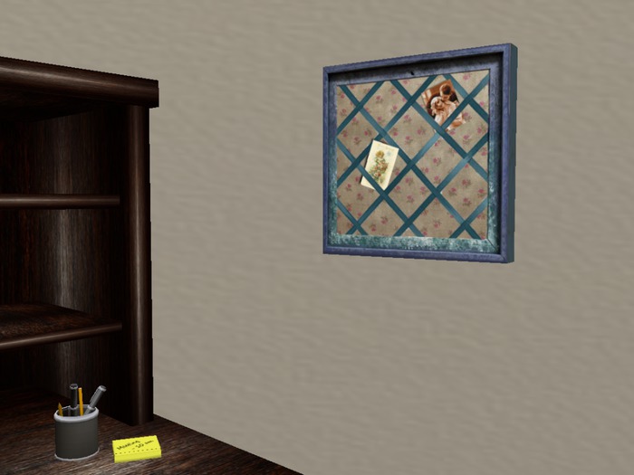 Vintage Pinboard    Blue