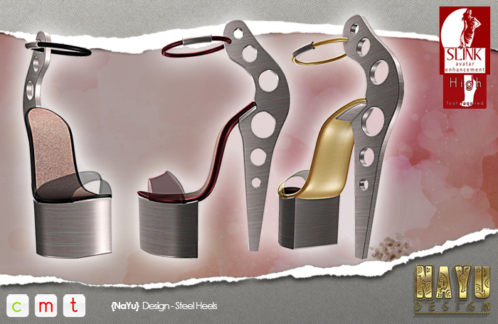 {NaYu} Design - Steel Heel (Gold)