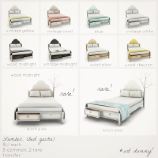 [*Art Dummy!] slumber. (bed-vintage yellow)