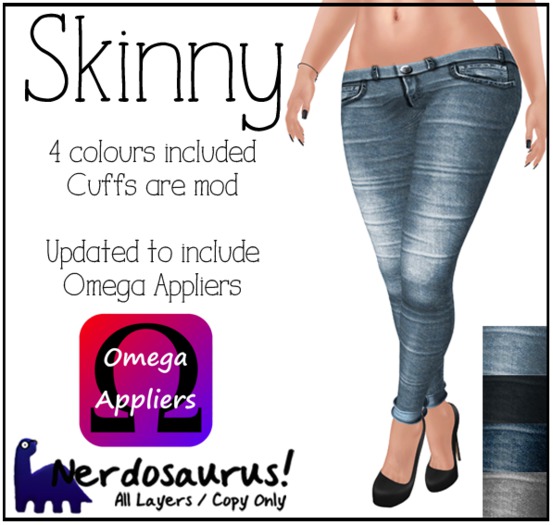 .:Nerdosaurus:. Skinny Jeans