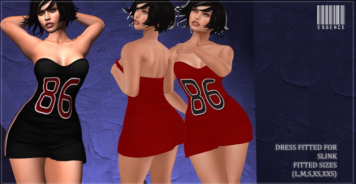 :ESSENCE:DRESS 86 RED