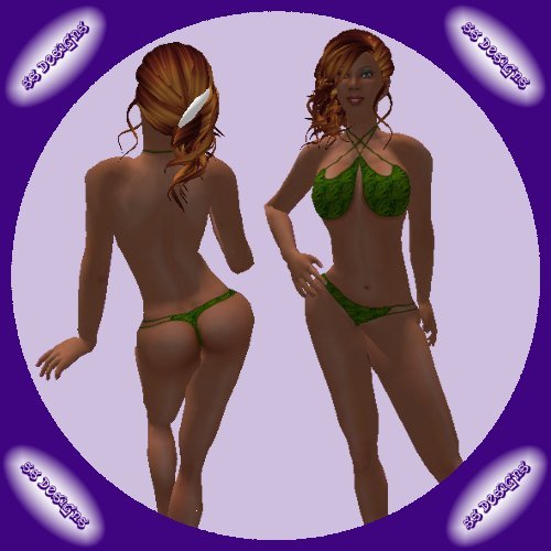 !!SS Designs-Bikini 2-Leaves
