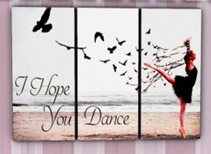 I Hope You Dance Mesh Frame