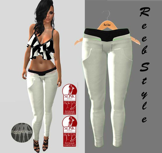 353-Reeb Style Mila White pants
