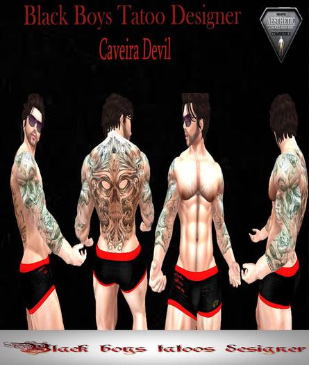 applier tatoo caveira devil aestethic niramid