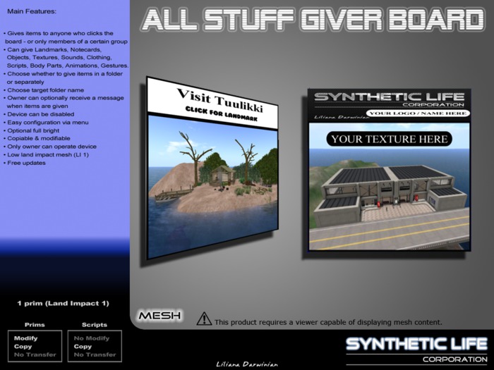 [SLC] All Stuff Giver Board