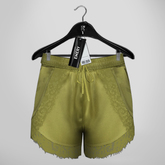 Emery Evan Lace Trim Shorts Apple
