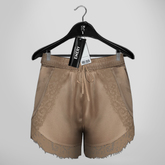 Emery Evan Lace Trim Shorts Nude