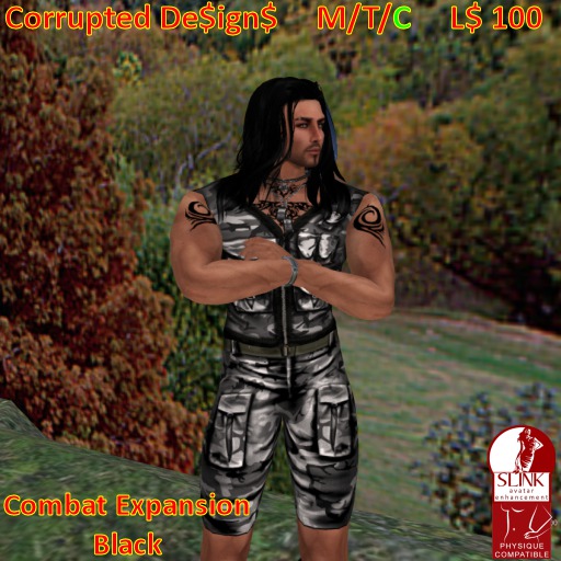 Corrupted Designs - combat exp black - Slink Appliers