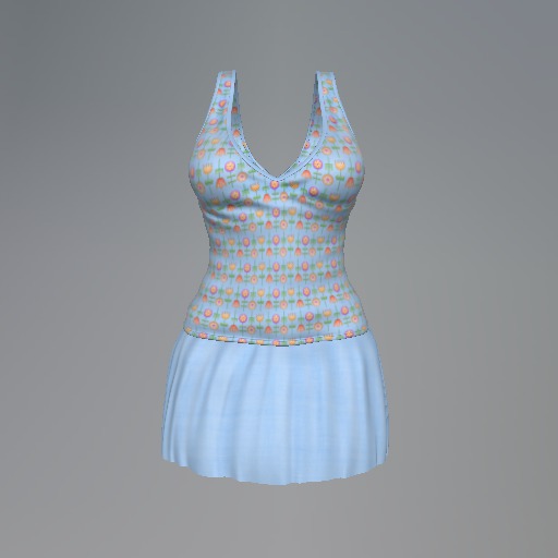 Sky Flower Garden Mesh Dress box
