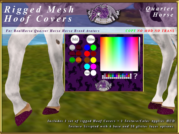 *E* RealHorse Rigged Hoof Covers [BOXED]  RHQH