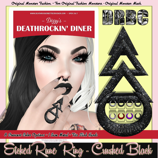 Second Life Marketplace - ::drbc:: etched rune ring/cresent HUD ...