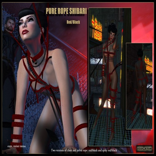 Pure Rope Shibari - RedBlack / Violator