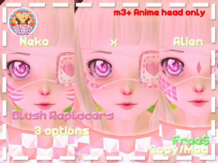 Second Life Marketplace *FM* Blush Replacer pack 001 (Gift)