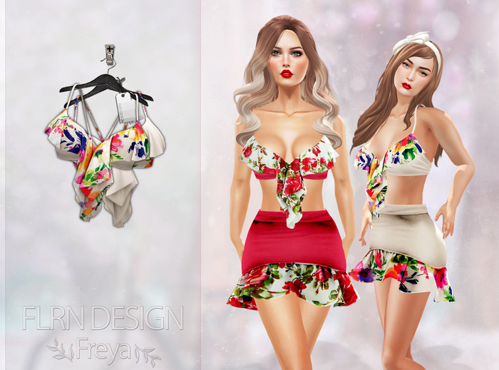 Freya Frill Top Begie
