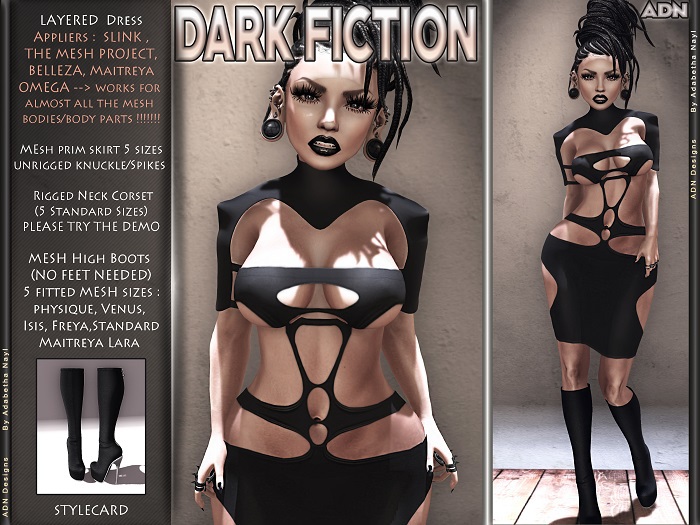 [ADN] DARK FICTION (Wear to Unpack )
