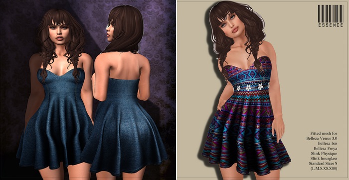 :ESSENCE: CLARA DRESS JEANS ETHNIC