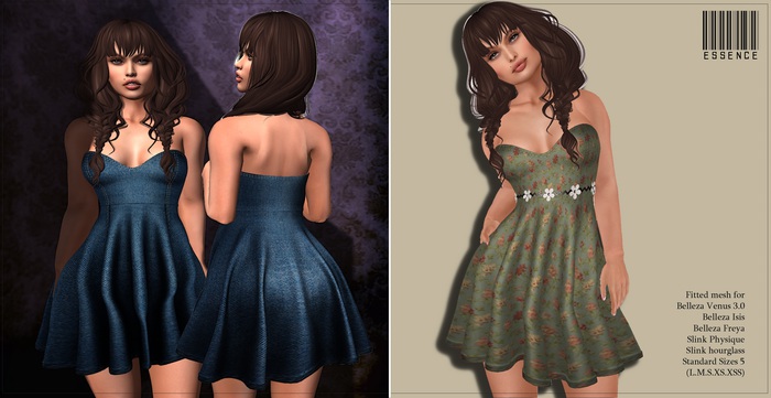:ESSENCE: CLARA DRESS FLOWERS 3